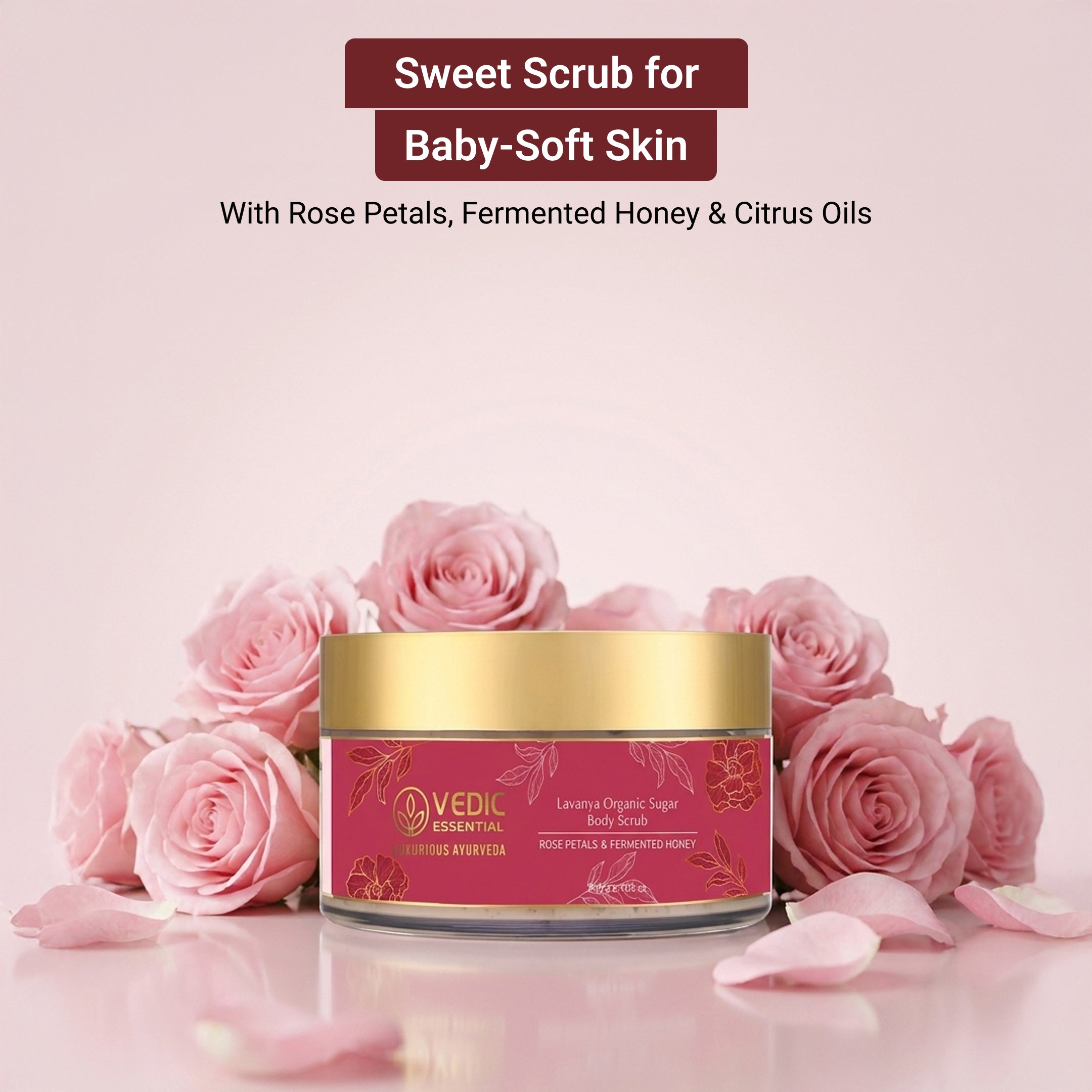 Lavanya Organic Sugar Body Scrub - 200g