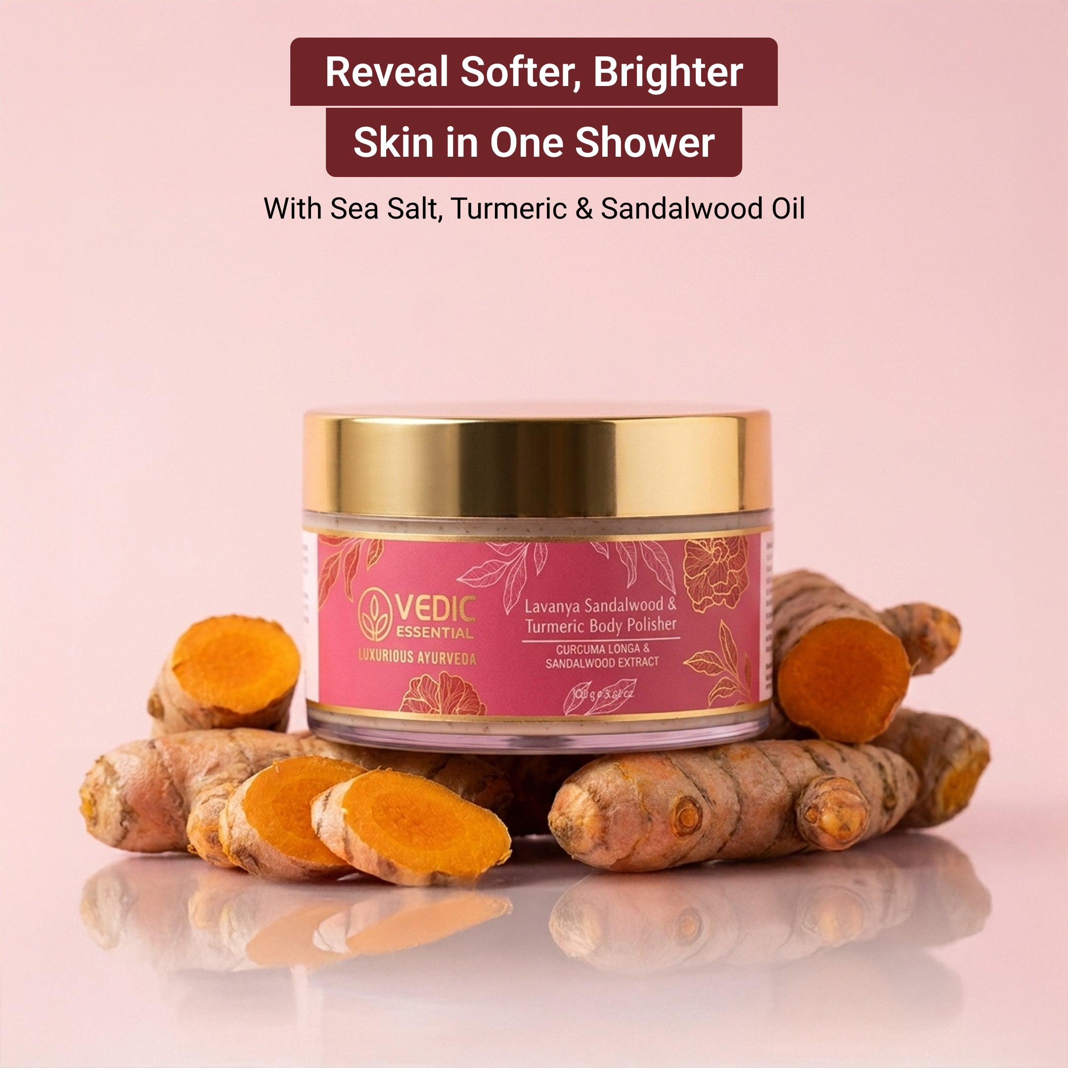 Lavanya Sandalwood & Turmeric Body Polisher - 100g