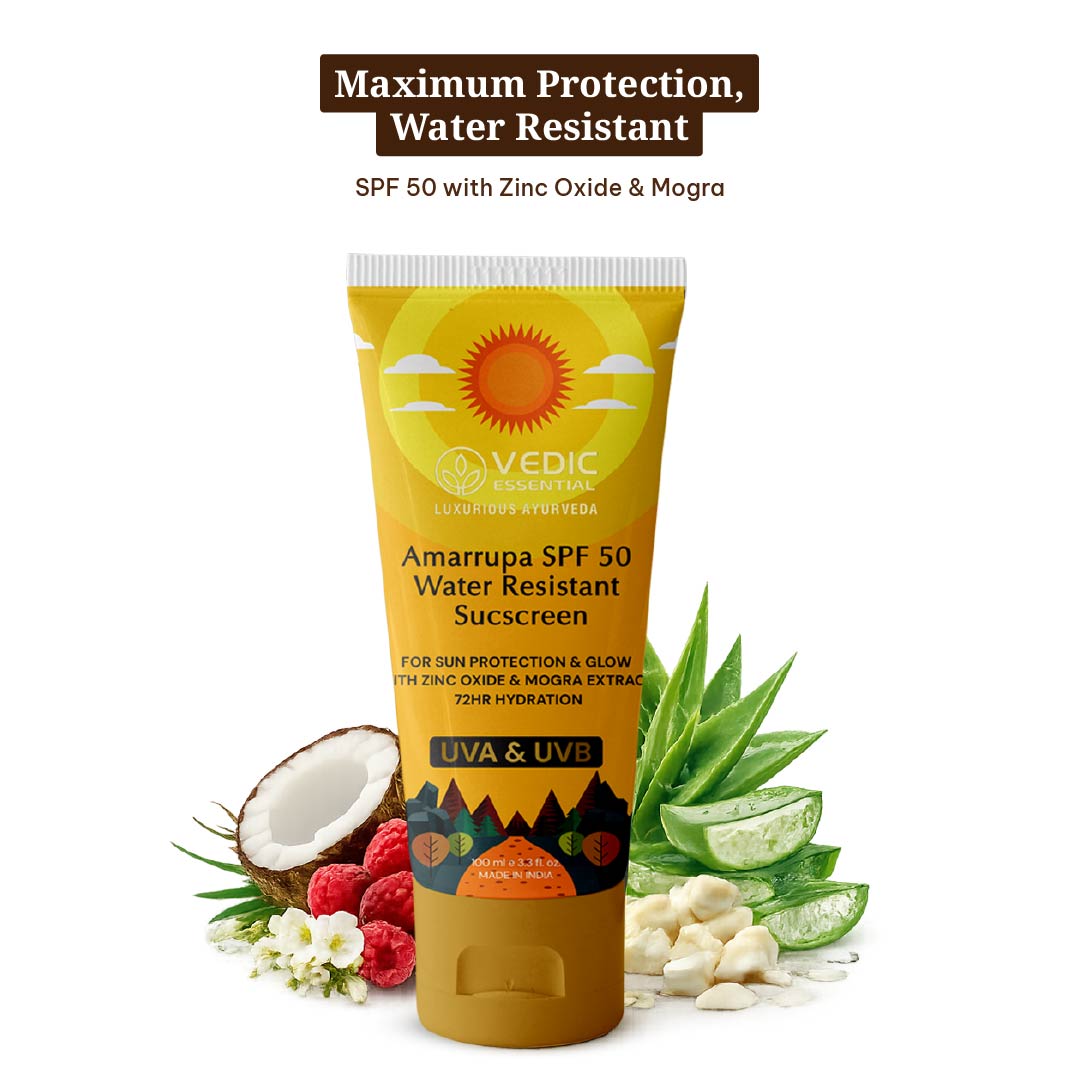 Amarrupa SPF 50 Water Resistant Sunscreen (100 ml)