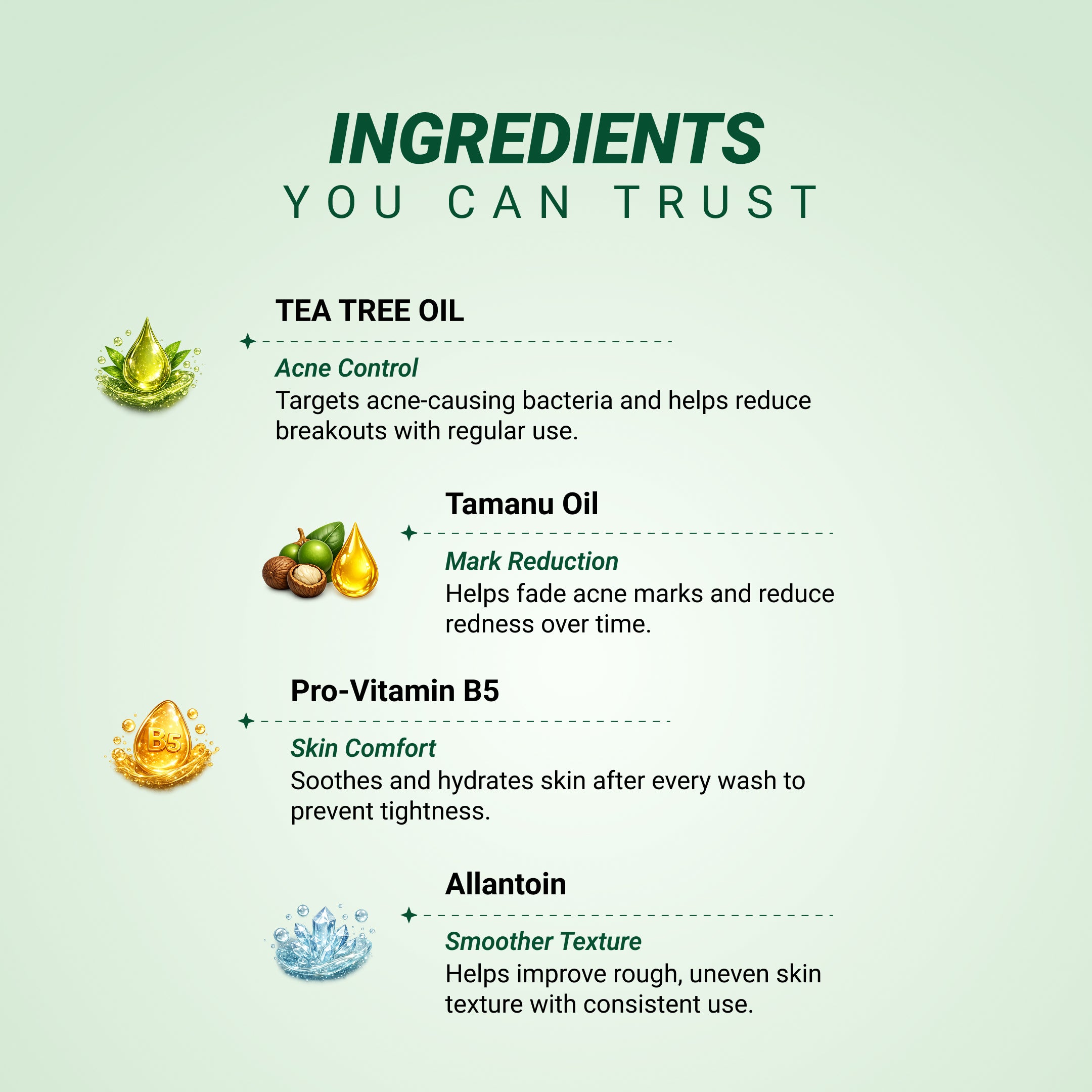 Vaidehi Neem & Tea Tree  Face Wash - 50 ml