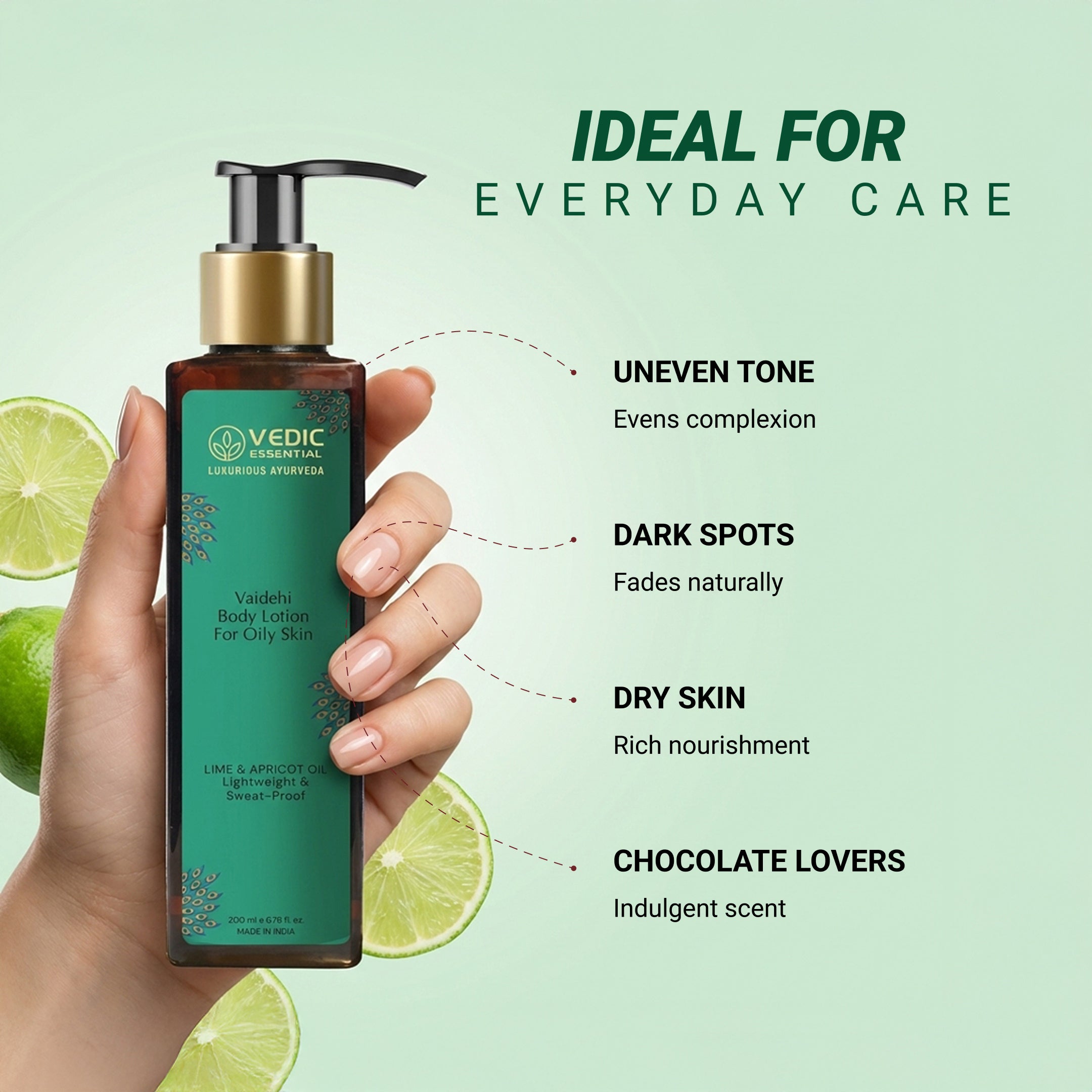 Vaidehi Body Lotion For Oily Skin - 200 ml