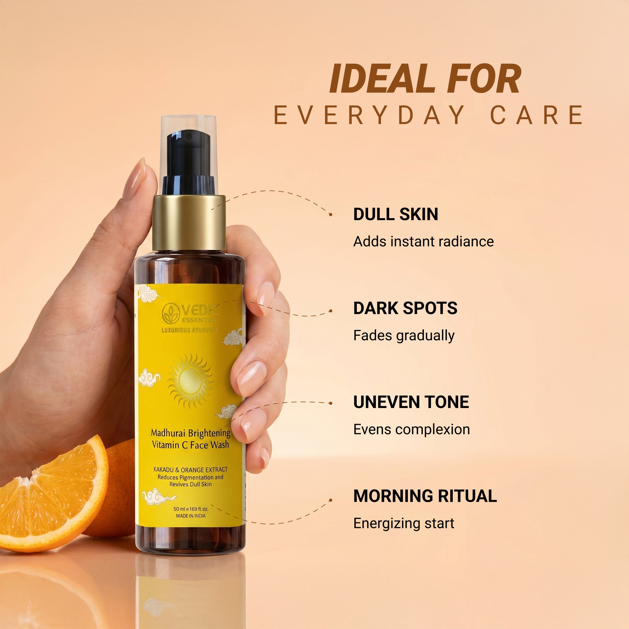 Madhurai Brightening Vitamin C Face Wash - 50ml