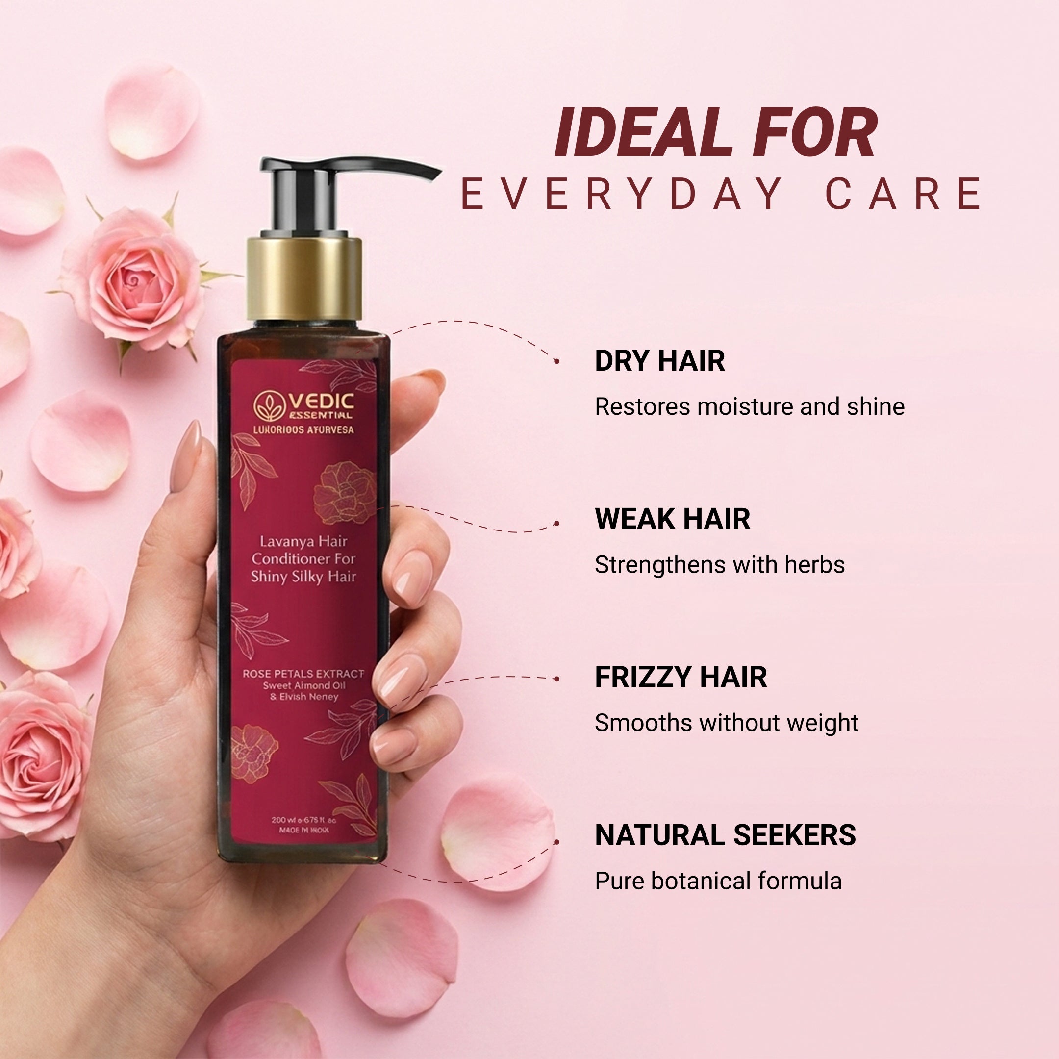 Lavanya Hair Conditioner For Shiny Silky Hair - 200 ml