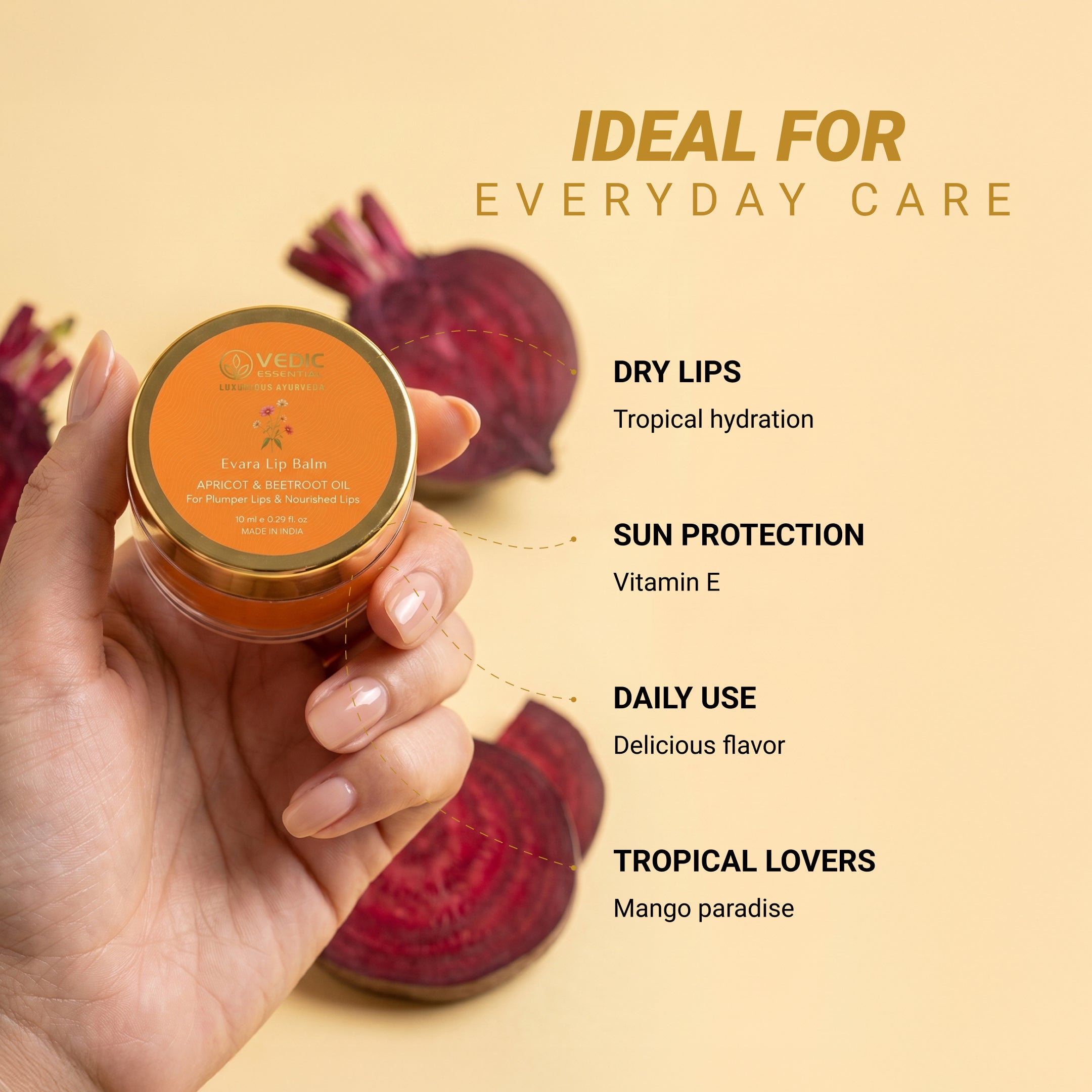 Evara Lip Balm - Pink