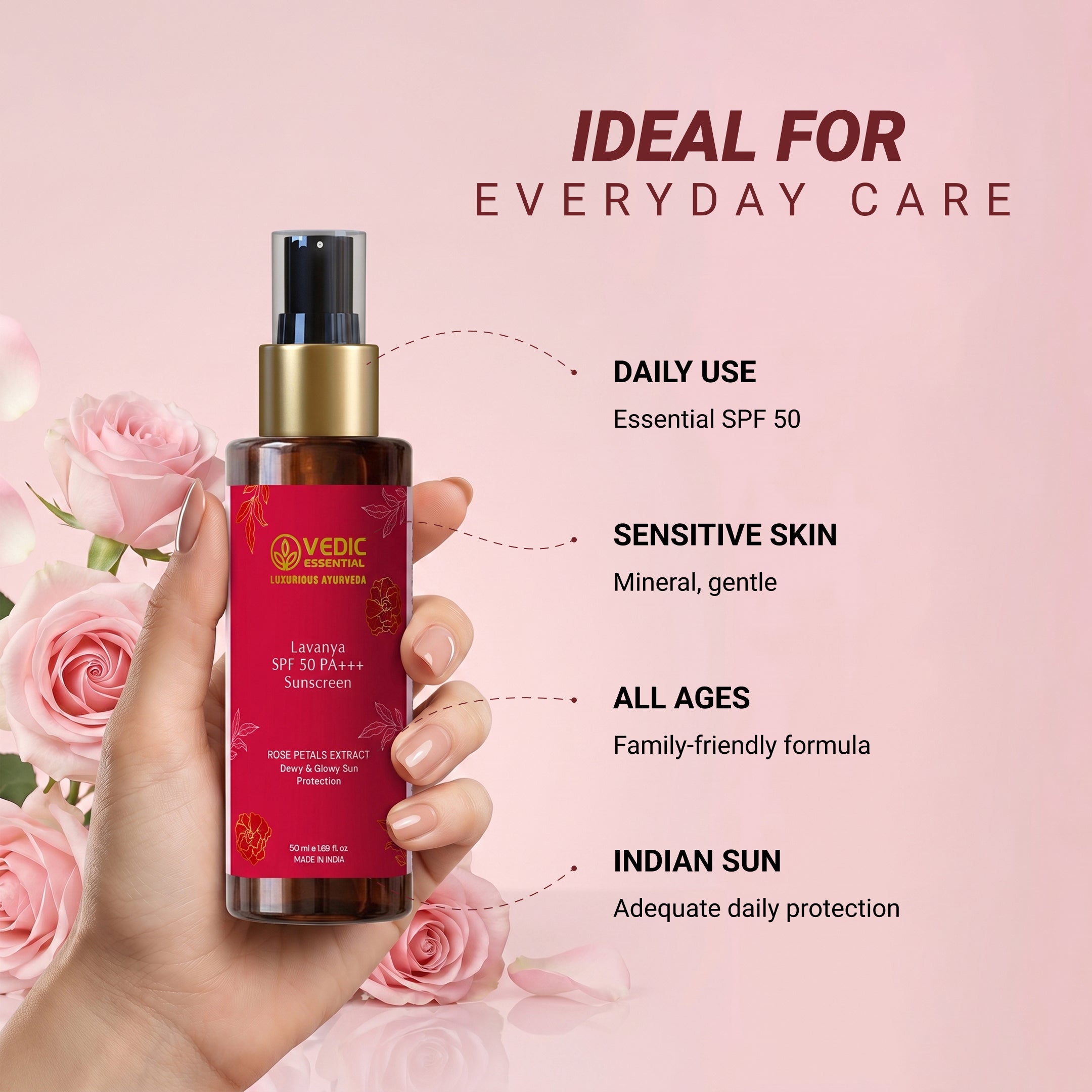 Lavanya SPF 50 PA+++ Sunscreen - 50ml