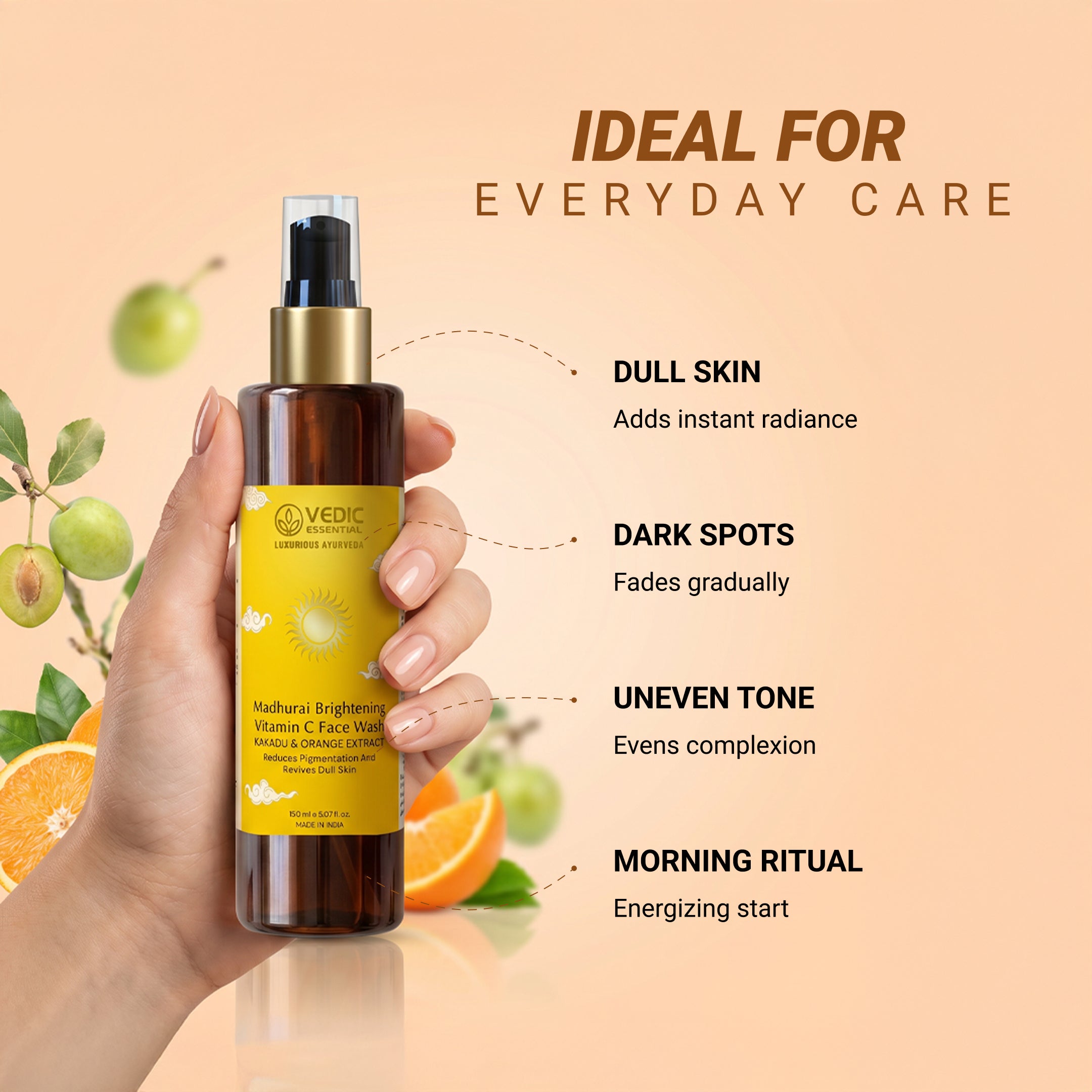 Madhurai Brightening Vitamin C Face Wash - 150ml