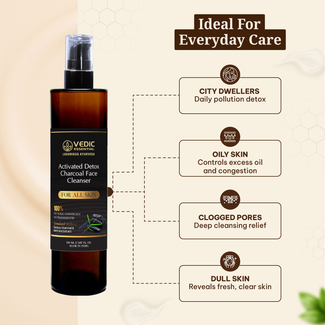 Activated Charcoal Face Cleanser (150 ml)