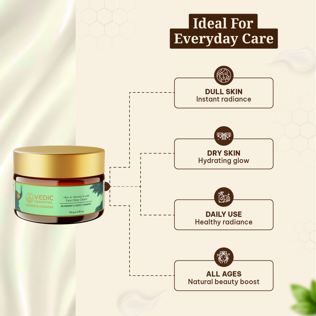 Aloe & Vitamin E Face Glow Cream (50 ml)