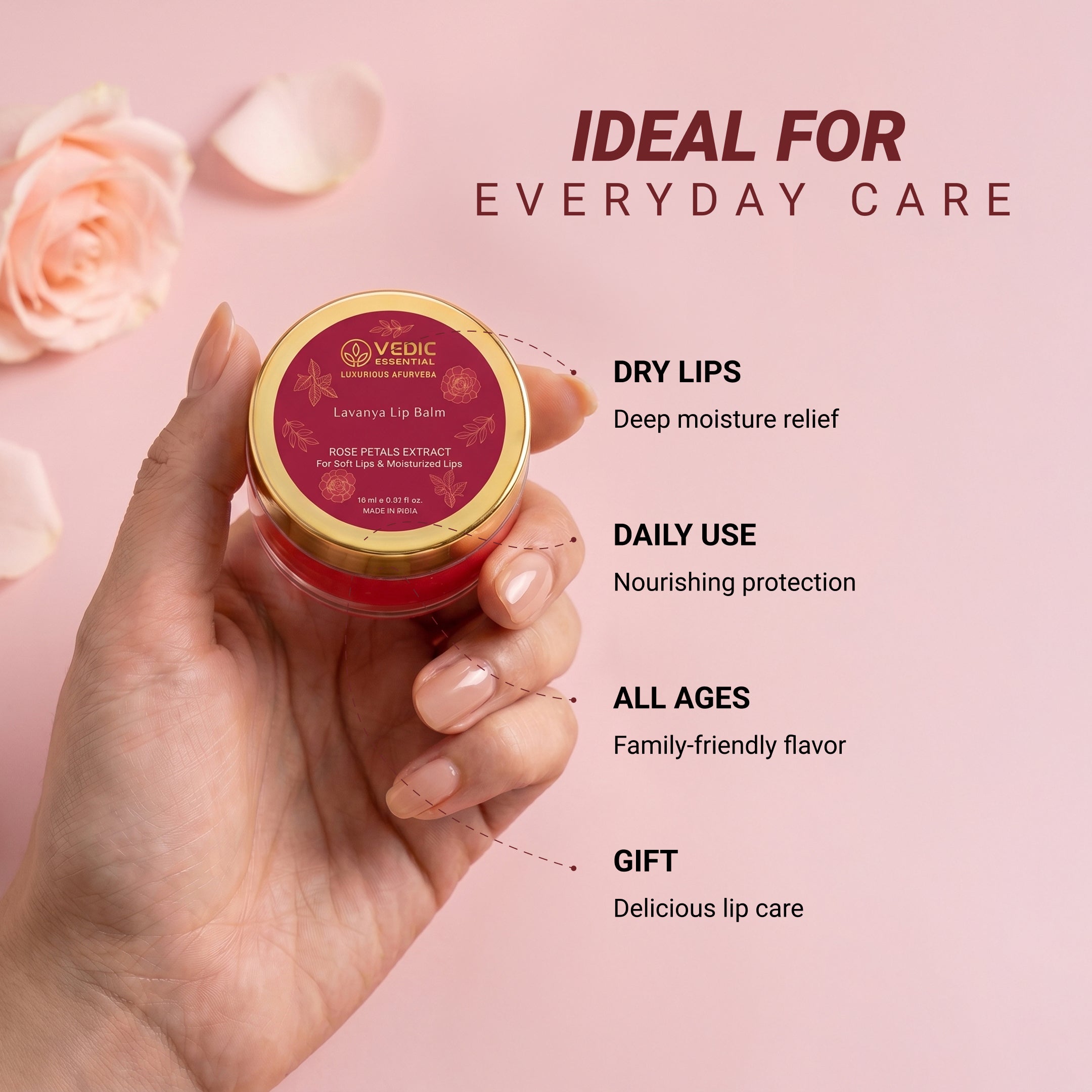 Lavanya Lip Balm - Pink