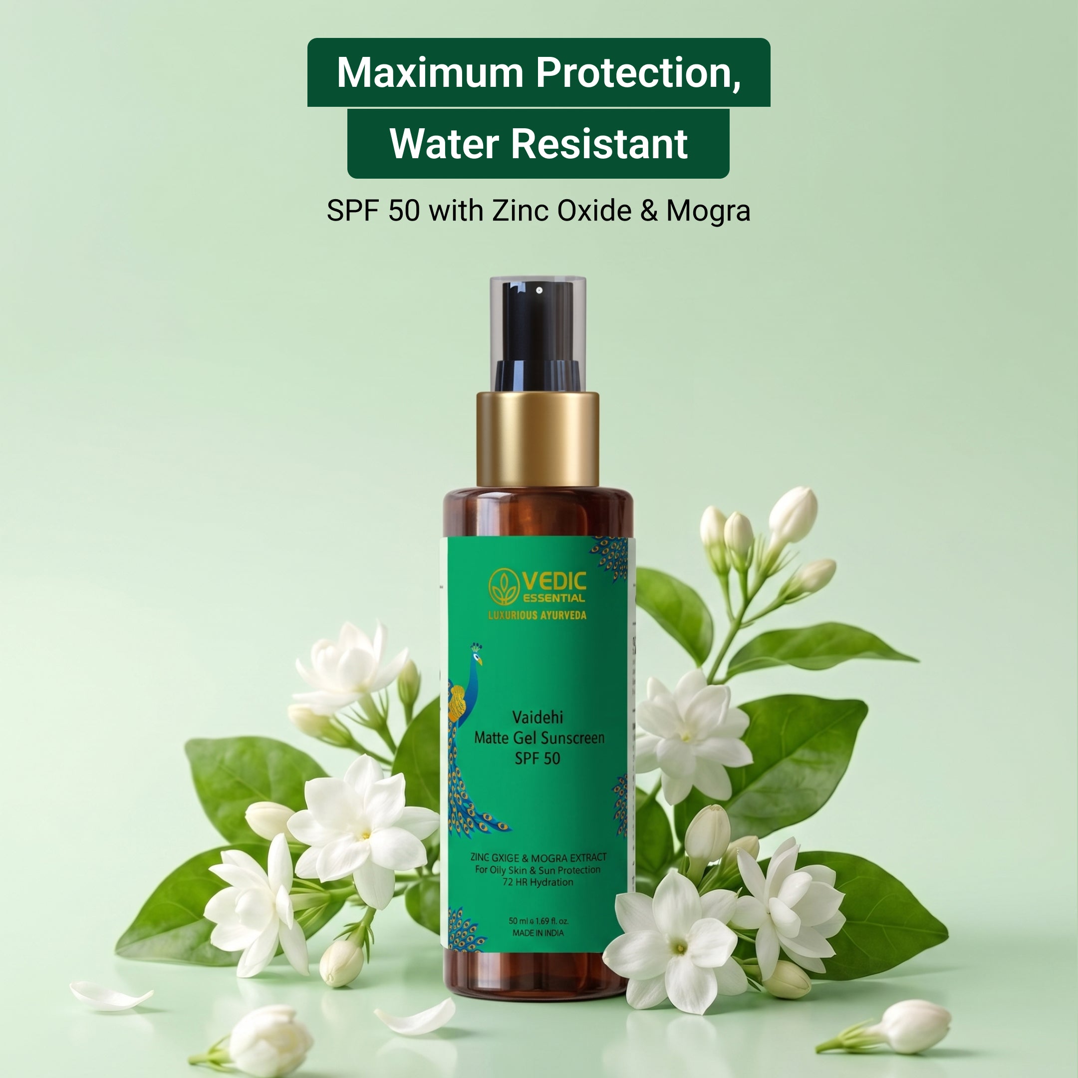 Vaidehi Matte Gel Sunscreen SPF 50 - 50ml