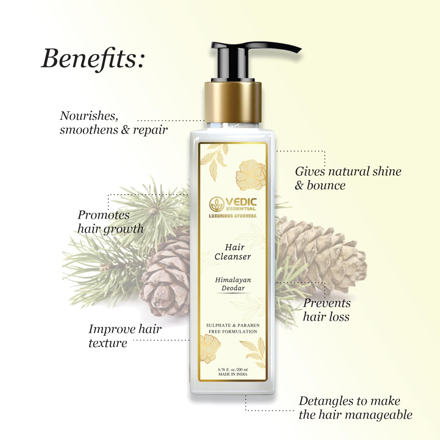 Himalayan Hair Cleanser (All Hair Types, 200 ml)