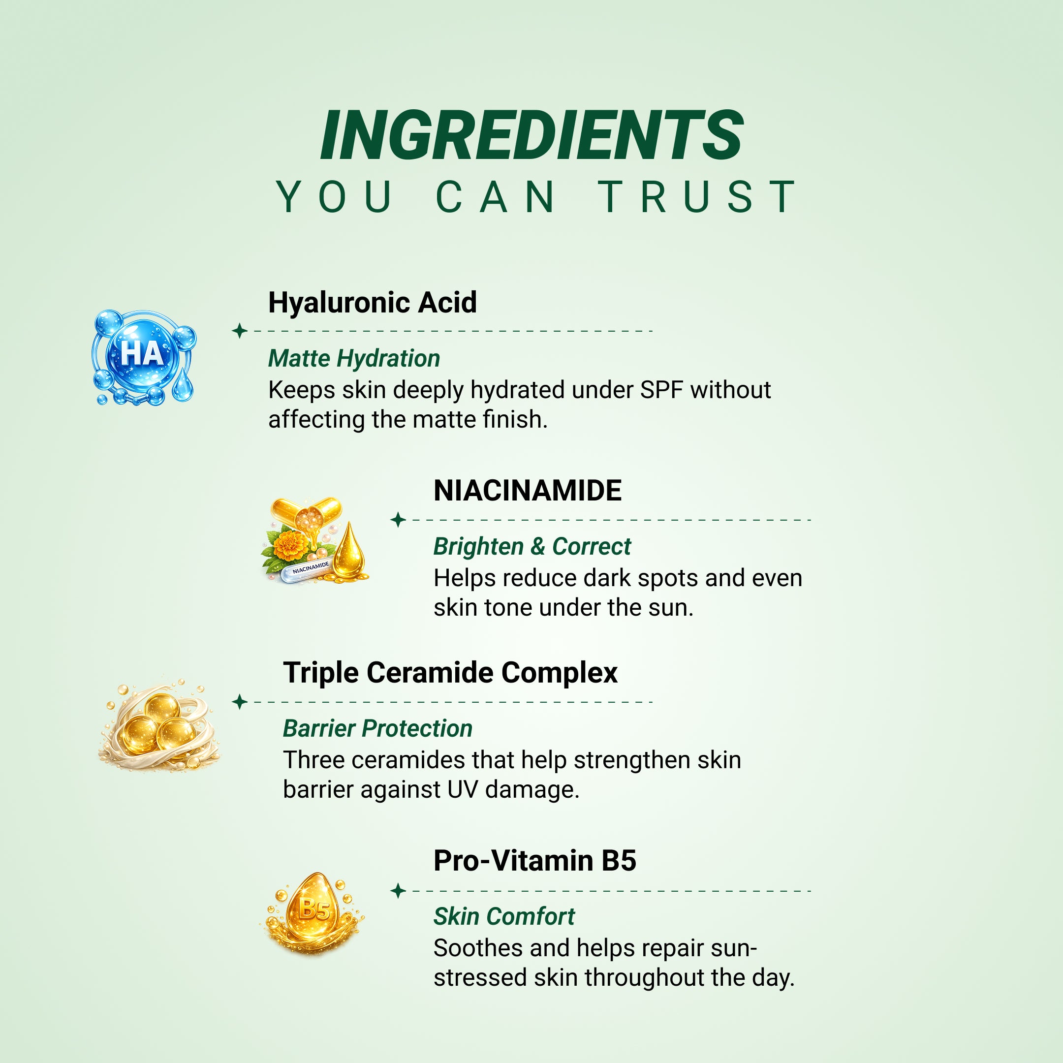Vaidehi Matte Gel Sunscreen SPF 50 - 50ml