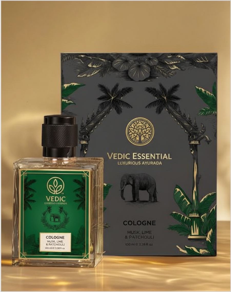 Cologne - Musk, Lime & Patchouli   ( by vedic essentials two )